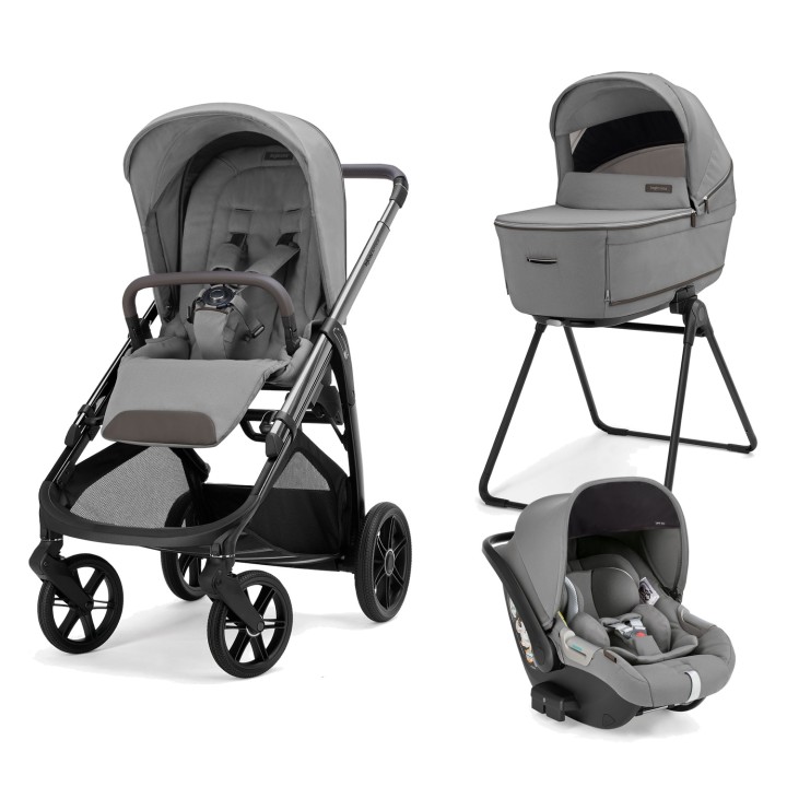 Trío Aptica 2026 de Inglesina - Crystal Grey + Darwin Infant