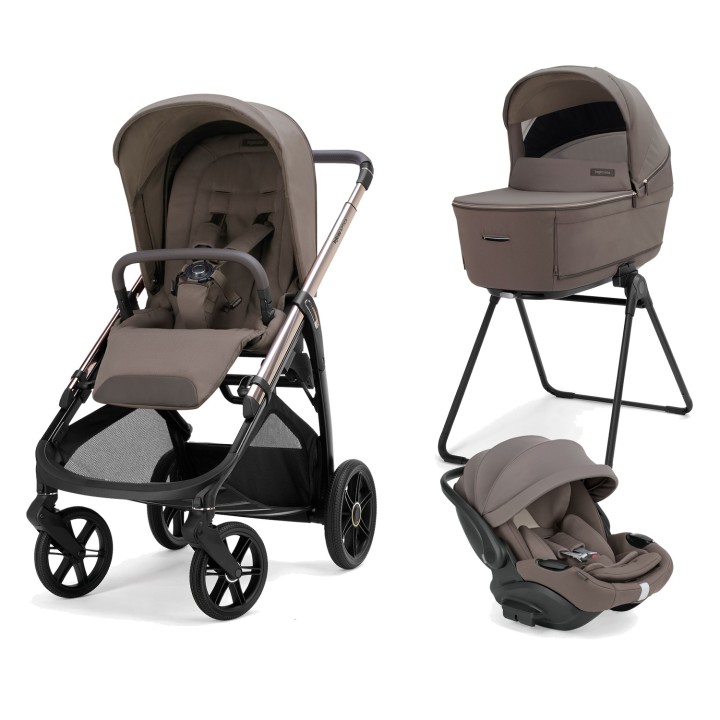 Trío Aptica 2026 de Inglesina - Essence Mokka + Darwin Infant Recline Evo