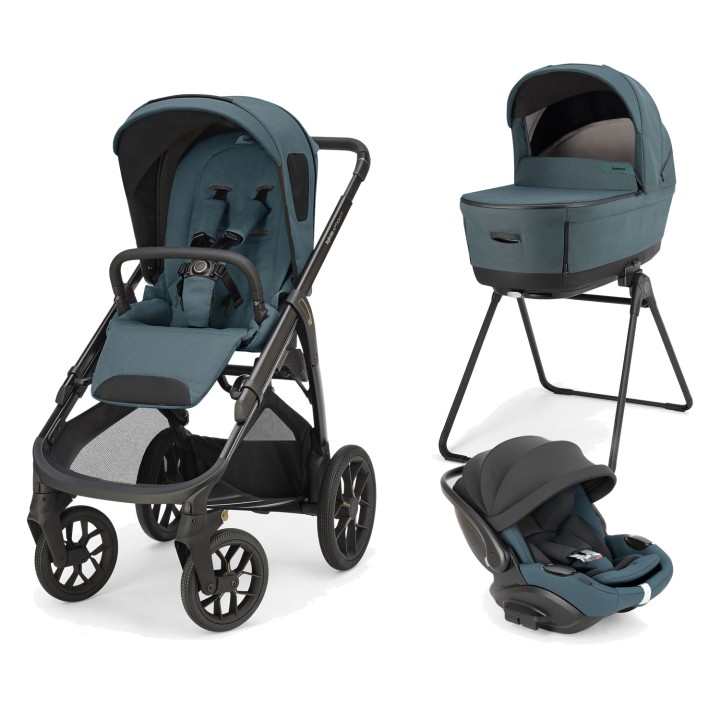 Trio Aptica XT 2026 da Inglesina - Himalaya Blue + Darwin Infant Recline Evo