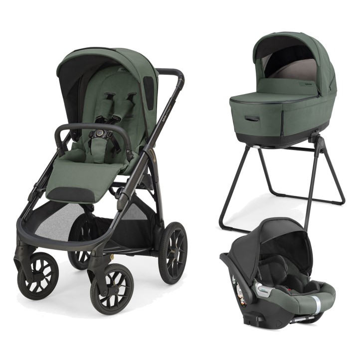 Trío Aptica XT 2026 de Inglesina - Taiga Green + Darwin Infant
