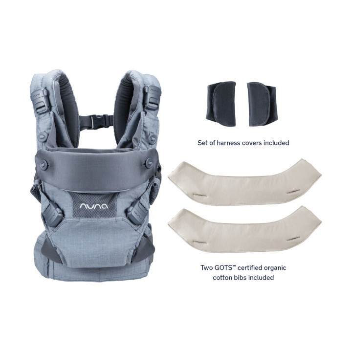 Mochila portabebés CUDL Softened de Nuna Denim
