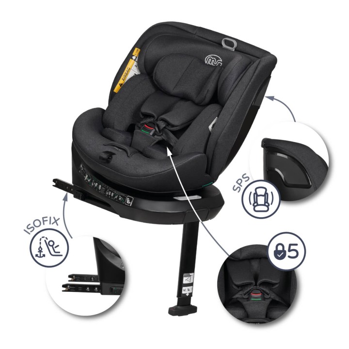 Silla de coche Denver i-Size detalle lateral