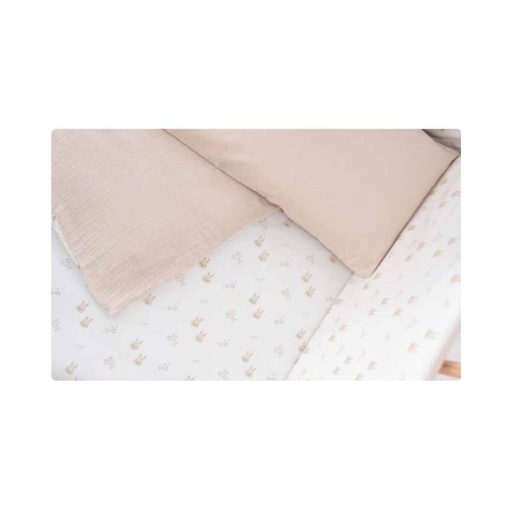 Detalle textil Rabbits 90 x 50 de Micuna