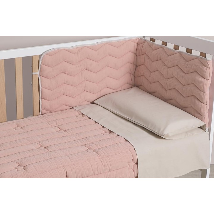 Detalle Rosa-Arena del kit Mousse 140 x 70