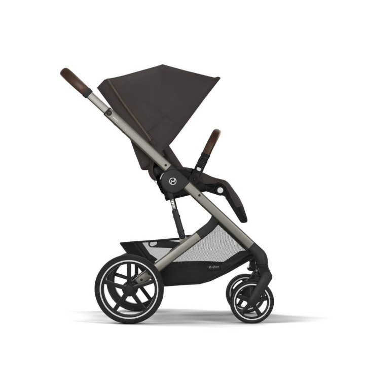 Silla Balios S Lux Chocolate Brown vista lateral