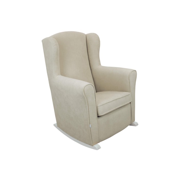 Mecedora de lactancia Nanny de Micuna - Blanco / Beige