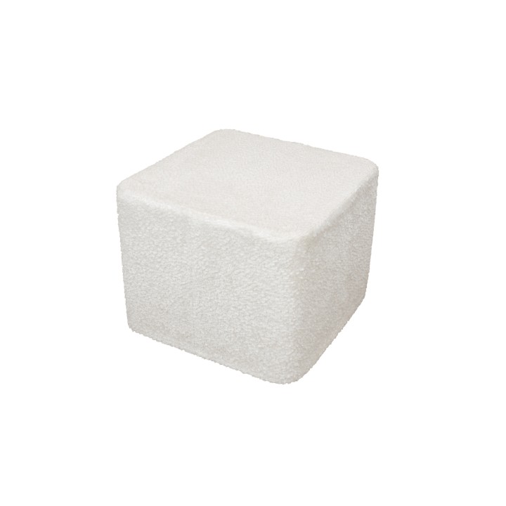 Puff quadrado da Micuna - Borreguito Branco