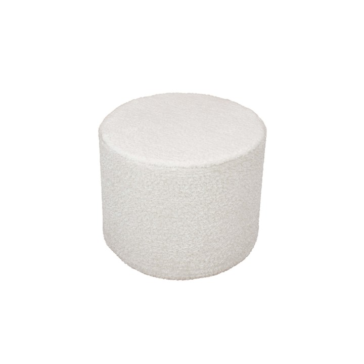 Puff circular da Micuna - Borreguito Branco
