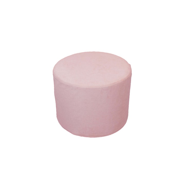 Puff circular da Micuna - Rosa Terra