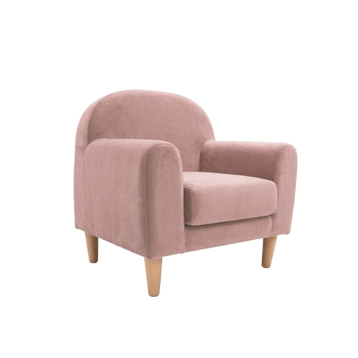 Mini sofá infantil de Micuna - Madera / Rosa Tierra