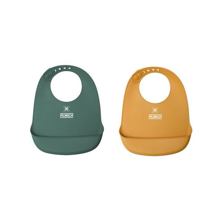 Set 2 baberos silicona MUN51 de Munich