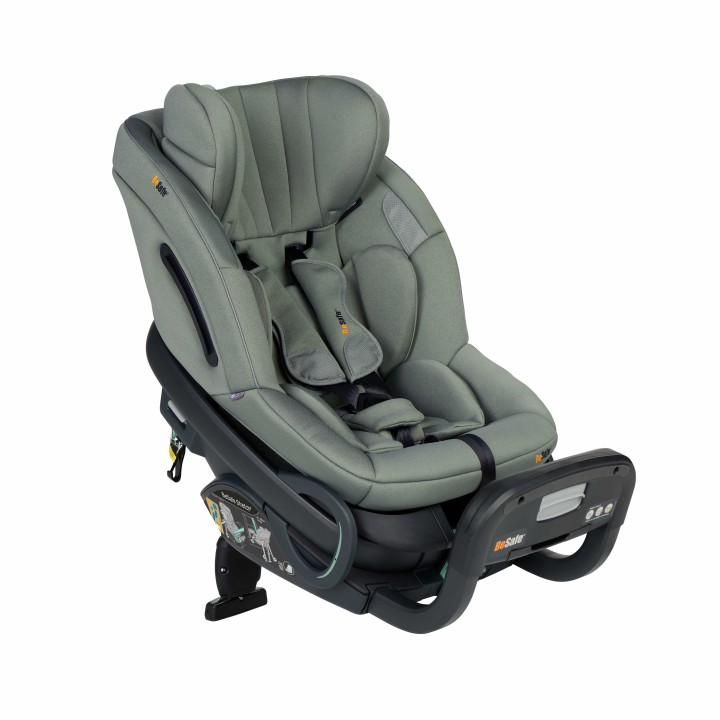 BeSafe Stretch² Silla Coche 61-125 cm contramarcha - Meadow Green SoftBreeze