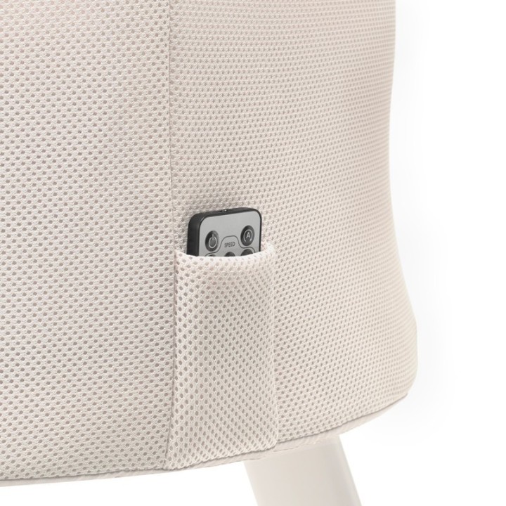 Cuna electrónica Nuit Jané patas beige/blancas