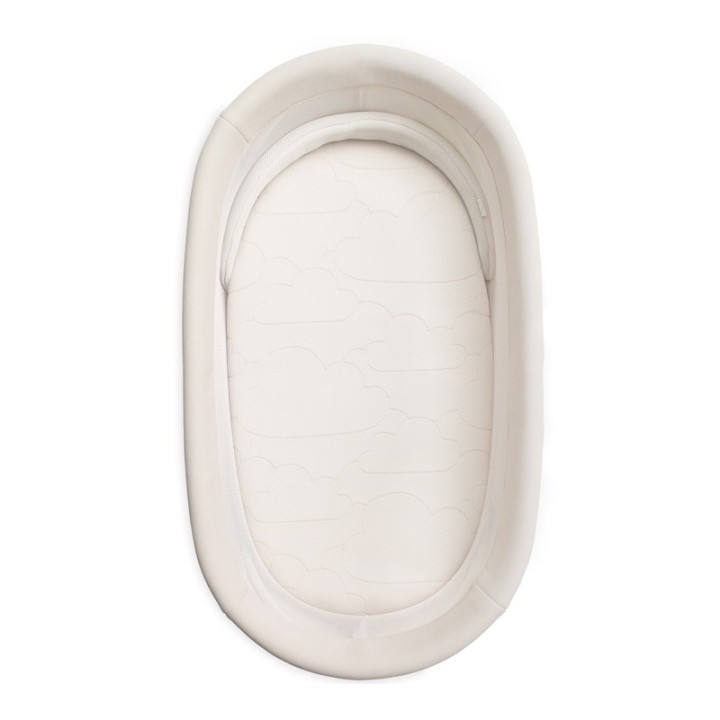 Cuna electrónica Nuit Jané patas beige/blancas