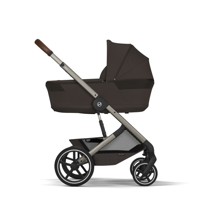 Balios S Lux Chocolate Brown com alcofa dobravel montada