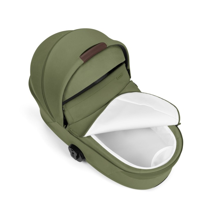 Interior da alcofa dobravel Balios Fold Cot Moss Green