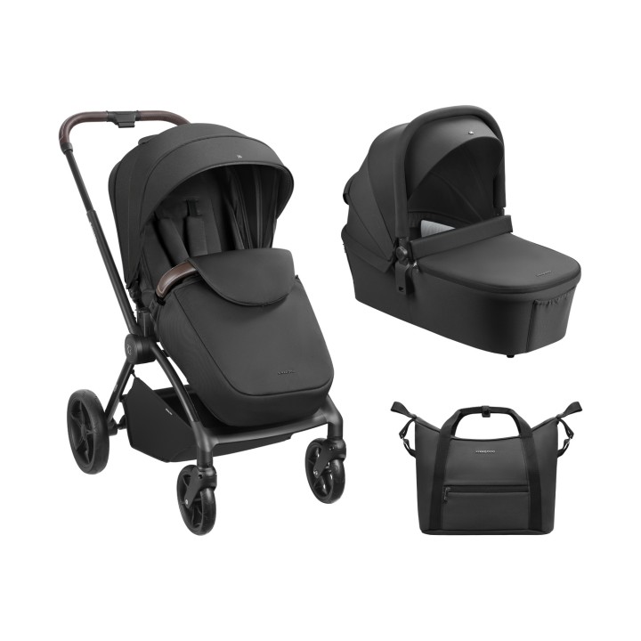 Carrinho duo Kara da KikkaBoo - Negro