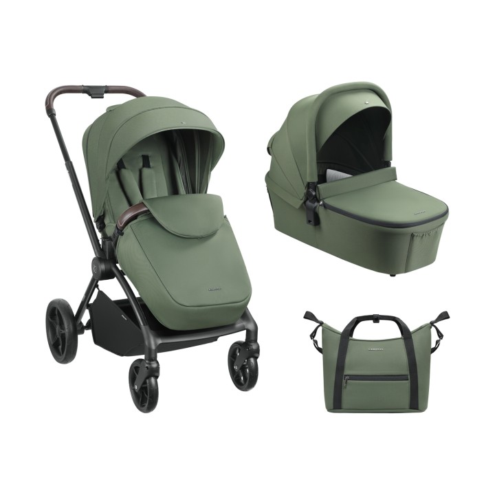 Carrinho duo Kara da KikkaBoo - Verde Militar