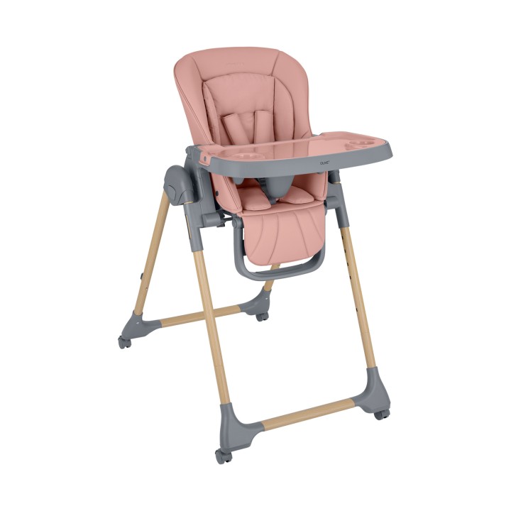 Cadeira de papa Olive 2 da KikkaBoo - Rosa