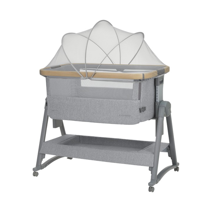 Berço co-sleeping Nanna 2 da KikkaBoo - Gris