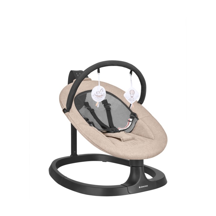 Columpio eléctrico Zazu de KikkaBoo - Beige