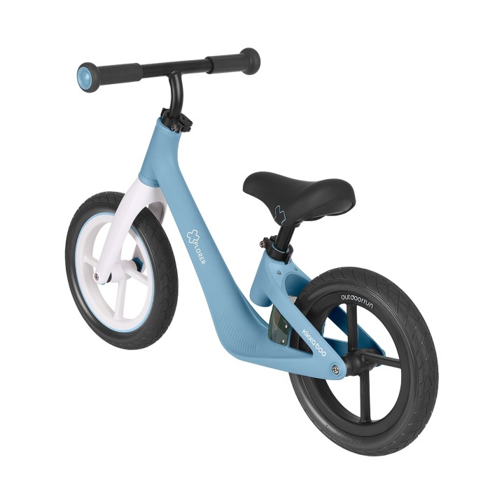 Bicicleta de equilibrio Xplorer de KikkaBoo - Azul frontal