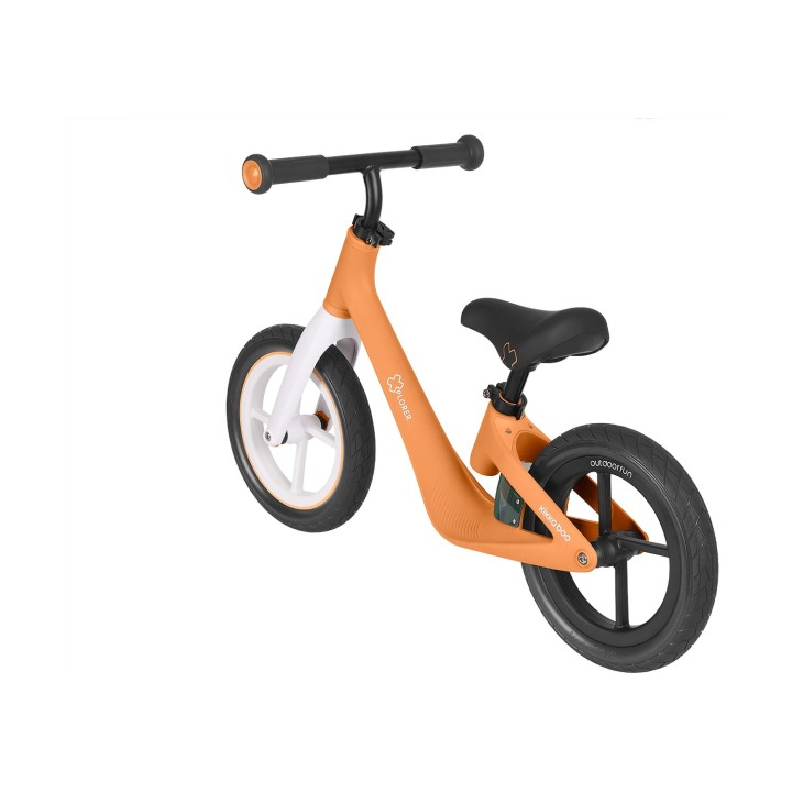 Bicicleta de equilibrio Xplorer de KikkaBoo - Naranja frontal