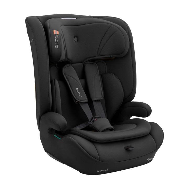 Silla de coche i-Flow i-Size 76-150 cm de KikkaBoo - Negro