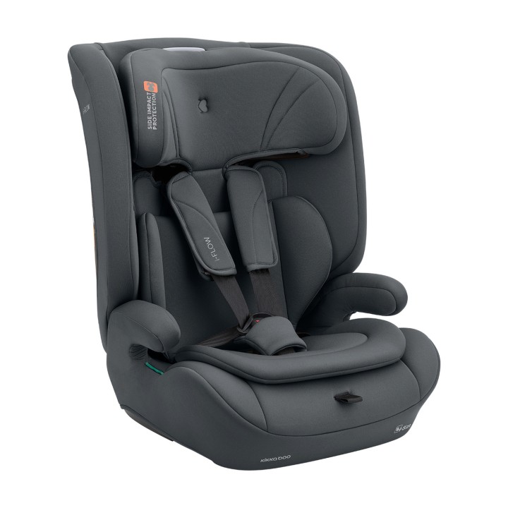 Silla de coche i-Flow i-Size 76-150 cm de KikkaBoo - Gris