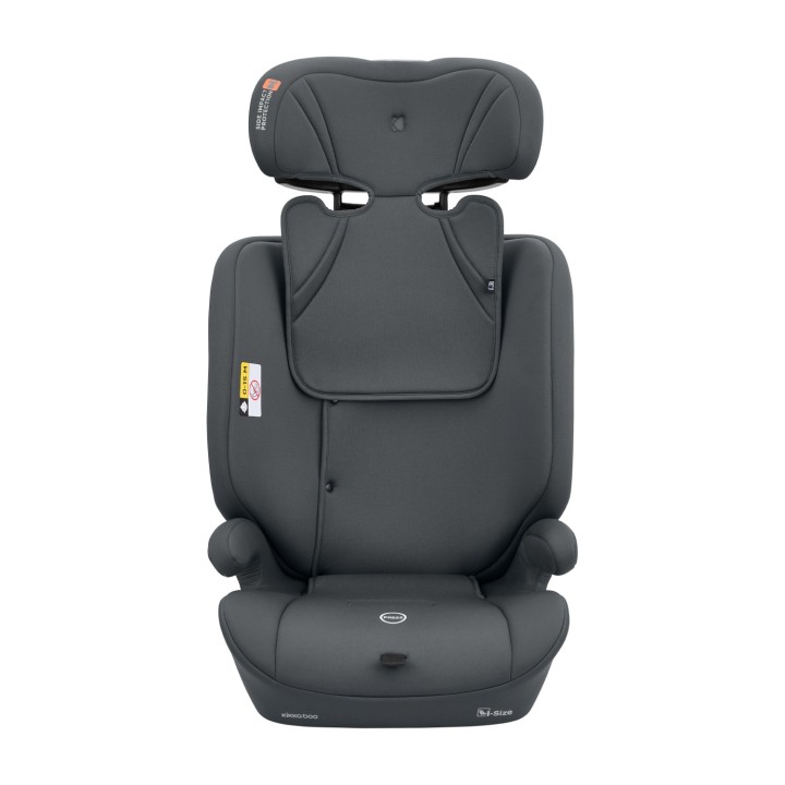 Silla de coche i-Flow i-Size 76-150 cm de KikkaBoo - Gris trasera