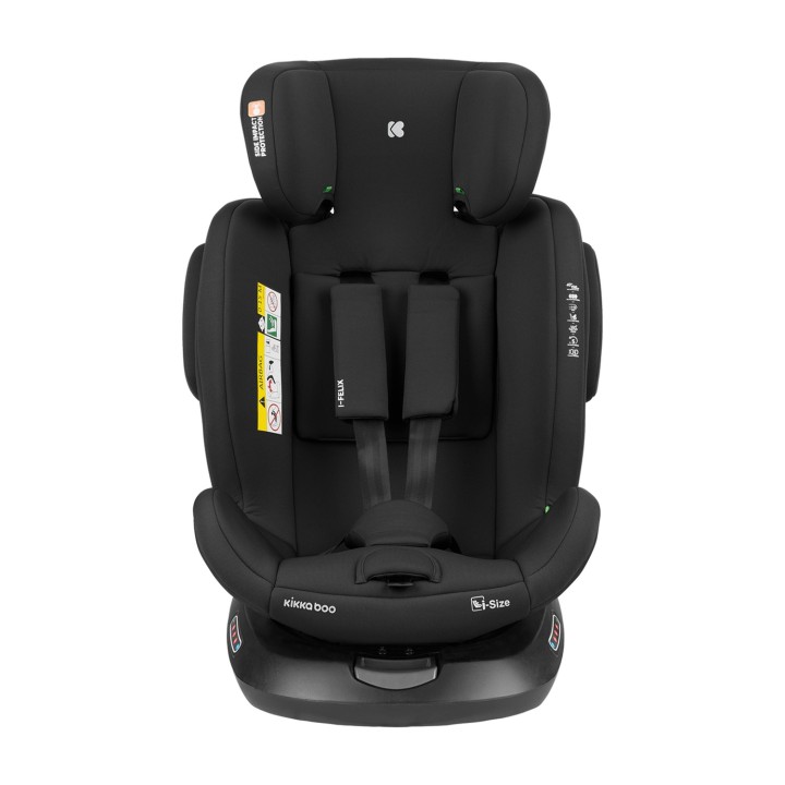 Silla de coche i-Felix i-Size 40-150 cm de KikkaBoo - Negro vista 3