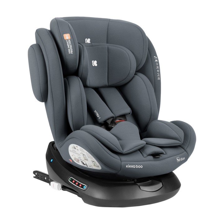 Cadeira auto i-Felix i-Size 40-150 cm da KikkaBoo - Gris Oscuro