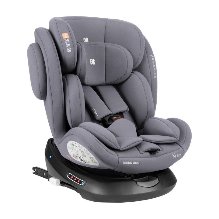 Silla de coche i-Felix i-Size 40-150 cm de KikkaBoo - Gris Claro