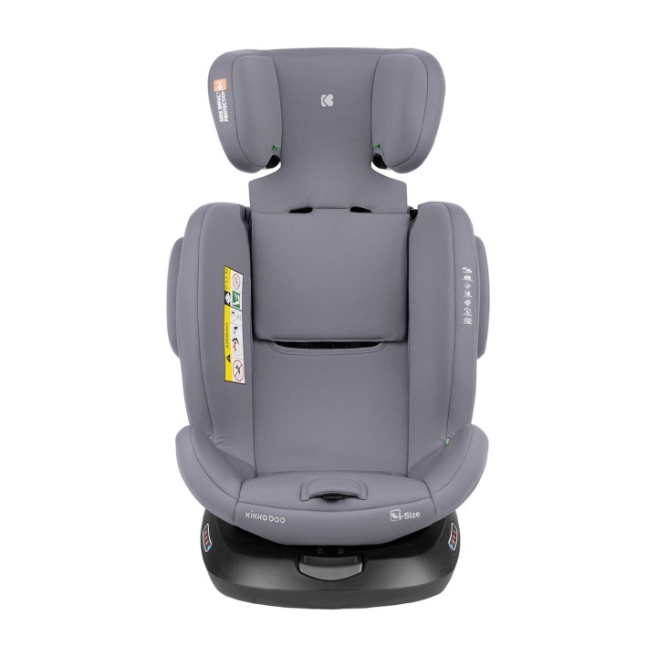 Silla de coche i-Felix i-Size 40-150 cm de KikkaBoo - Gris Claro vista 4