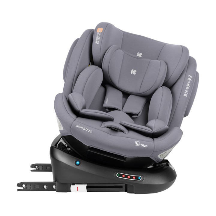 Silla de coche i-Felix i-Size 40-150 cm de KikkaBoo - Gris Claro vista 12