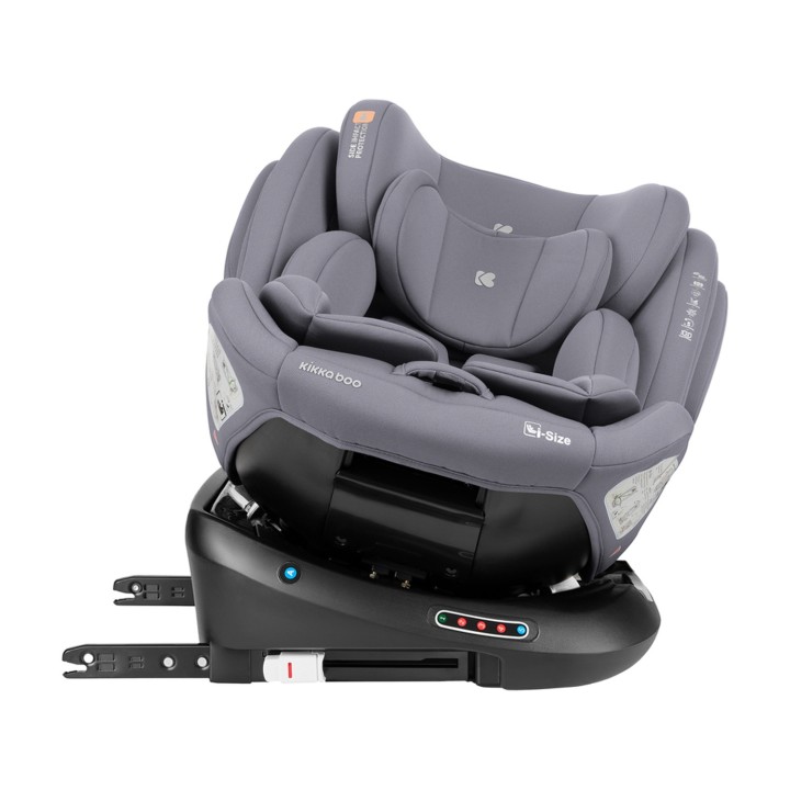 Silla de coche i-Felix i-Size 40-150 cm de KikkaBoo - Gris Claro vista 13