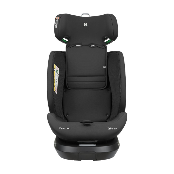 Silla de coche i-Orbit i-Size 40-150 cm de KikkaBoo - Negro vista 4