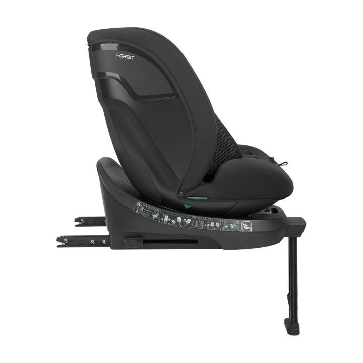 Cadeira auto i-Orbit i-Size 40-150 cm da KikkaBoo - Negro vista 7