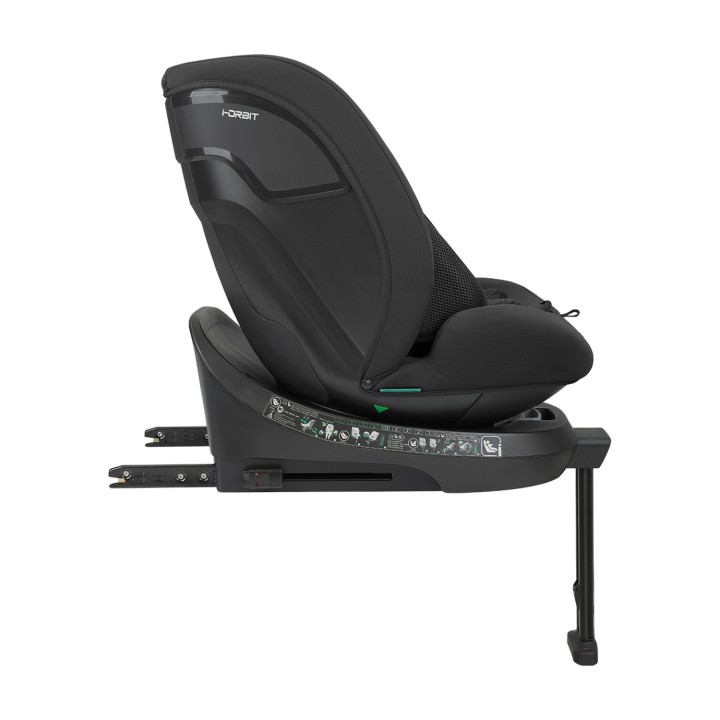 Cadeira auto i-Orbit i-Size 40-150 cm da KikkaBoo - Negro vista 8