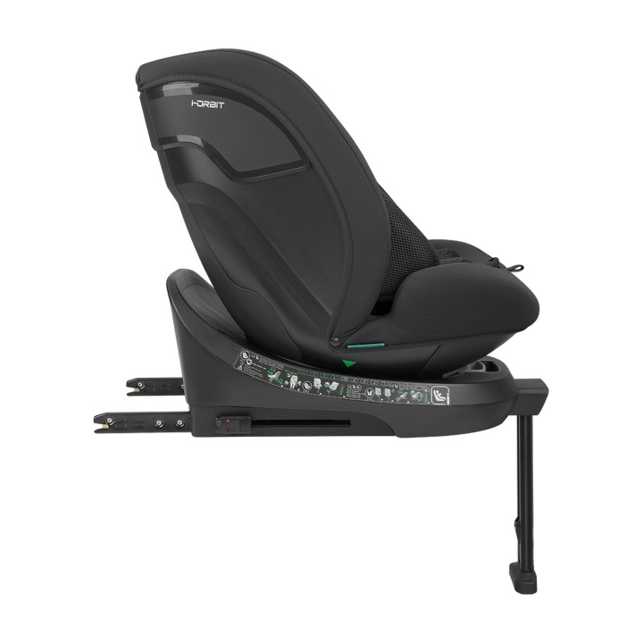 Silla de coche i-Orbit i-Size 40-150 cm de KikkaBoo - Negro vista 9