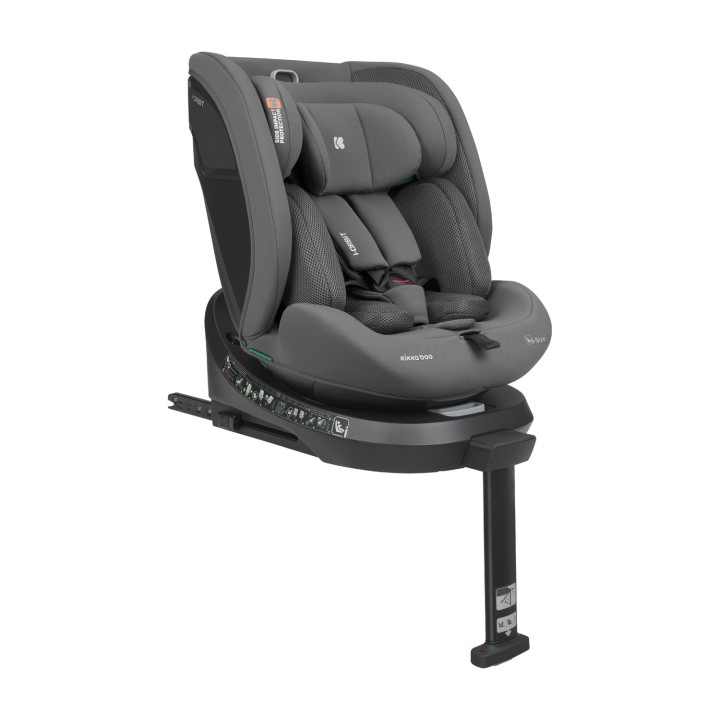 Cadeira auto i-Orbit i-Size 40-150 cm da KikkaBoo - Gris Oscuro