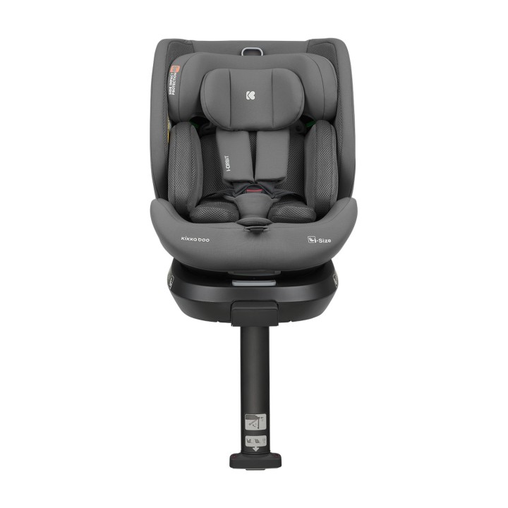 Silla de coche i-Orbit i-Size 40-150 cm de KikkaBoo - Gris Oscuro vista 2