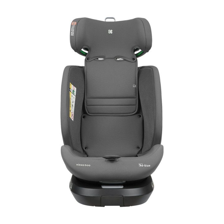 Cadeira auto i-Orbit i-Size 40-150 cm da KikkaBoo - Gris Oscuro vista 4