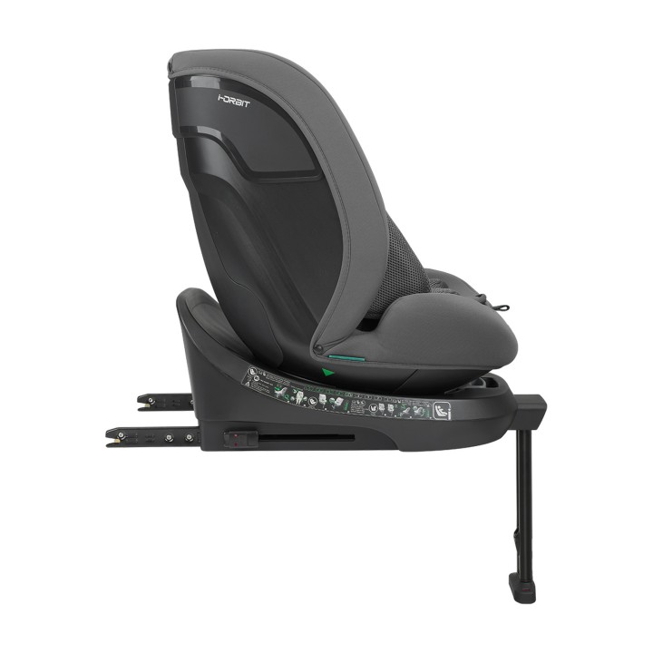 Cadeira auto i-Orbit i-Size 40-150 cm da KikkaBoo - Gris Oscuro vista 6