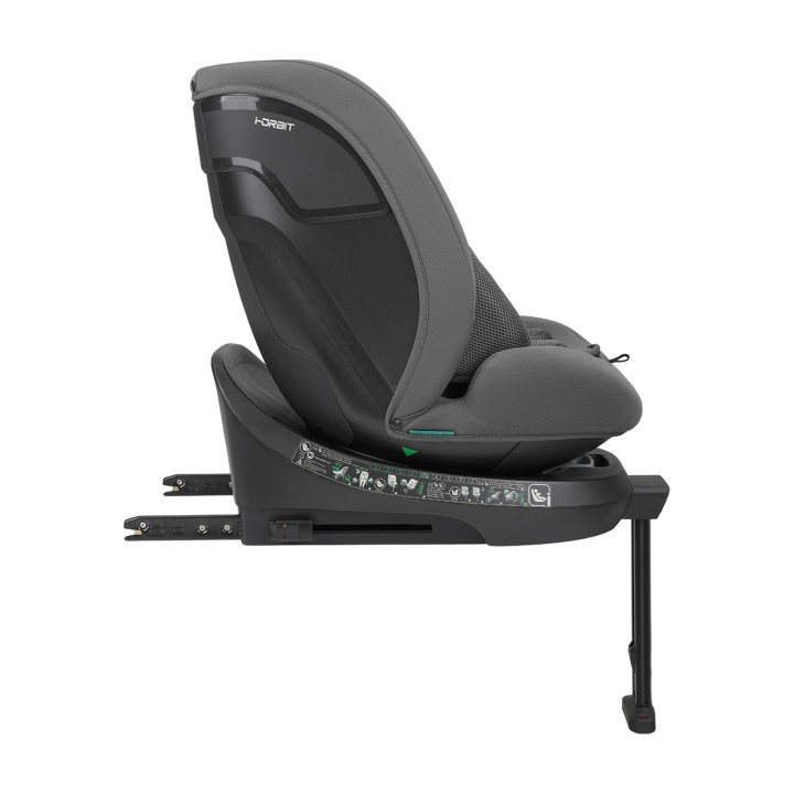 Cadeira auto i-Orbit i-Size 40-150 cm da KikkaBoo - Gris Oscuro vista 7