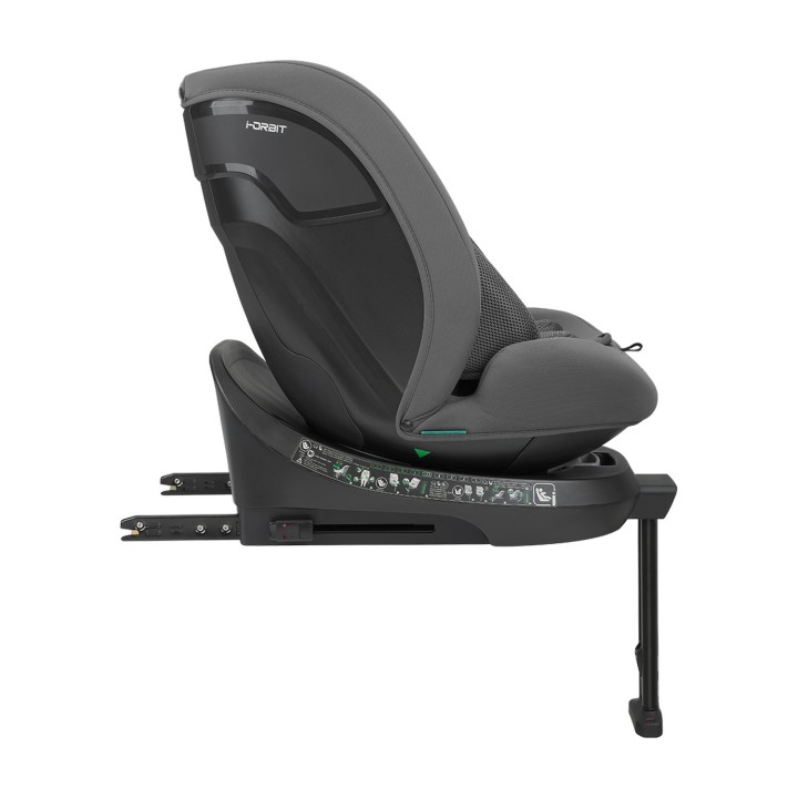 Cadeira auto i-Orbit i-Size 40-150 cm da KikkaBoo - Gris Oscuro vista 8