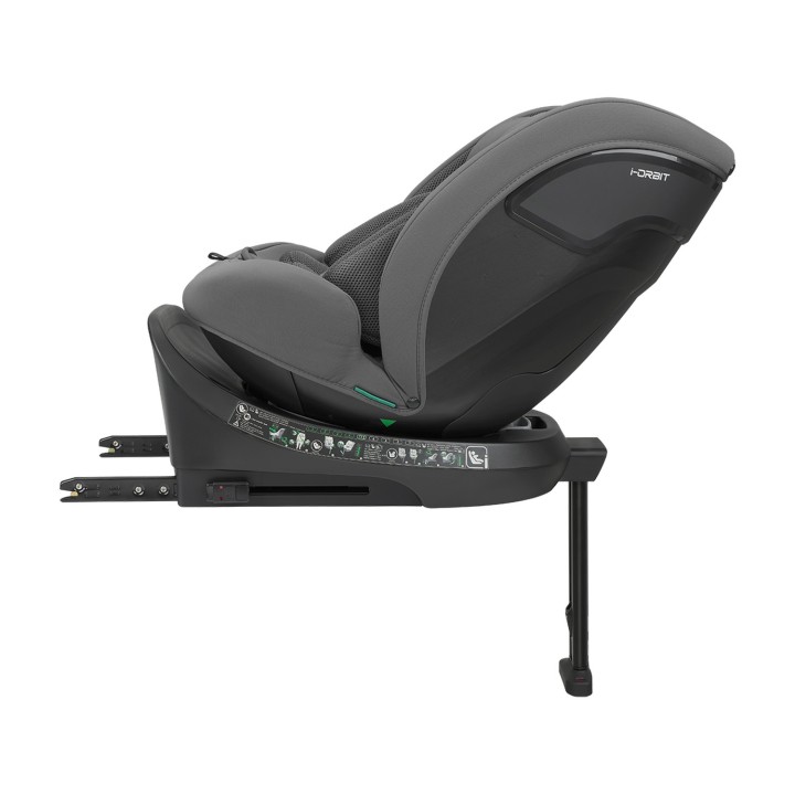 Cadeira auto i-Orbit i-Size 40-150 cm da KikkaBoo - Gris Oscuro vista 12