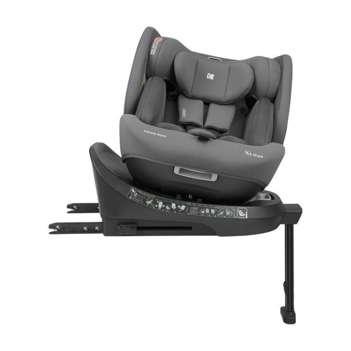 Cadeira auto i-Orbit i-Size 40-150 cm da KikkaBoo - Gris Oscuro vista 16