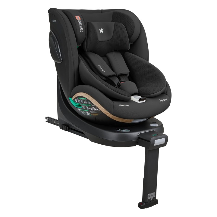 Cadeira auto i-Twist i-Size 40-150 cm da KikkaBoo - Negro