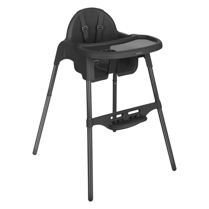 Trona 2en1 Jammy de KikkaBoo - Negro
